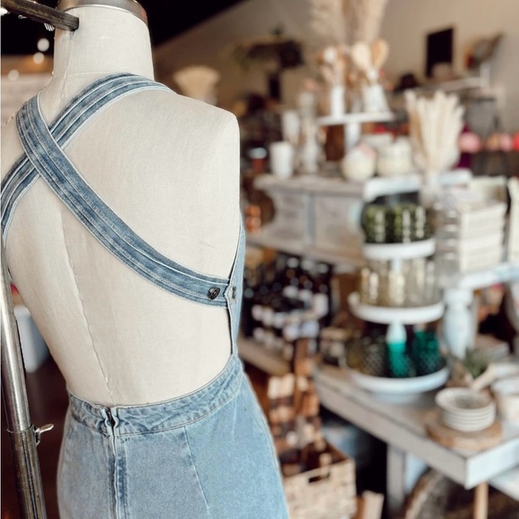 NWT Mustard Seed Denim Romper - Picture 6 of 6